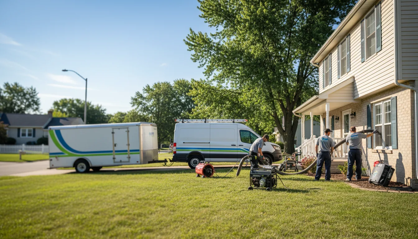 Flooded Basement Restoration And Cleanup With Repair in Pisgah, IA near me